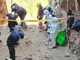 Fosa clandestina en Zacapu, Michoacán.