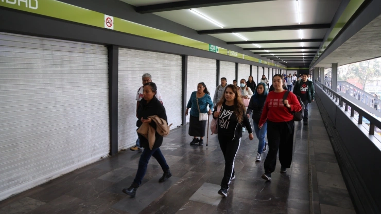 Pasillo del Metro CDMX.