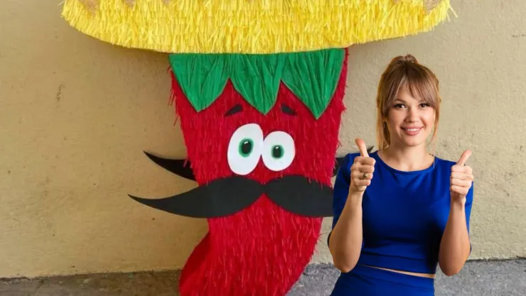 Aprende a hacer una piñata casera en forma de chile para estas Fiestas Patrias