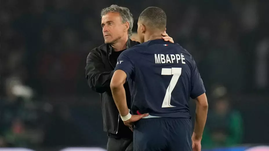 PSG Luis Enrique Mbappe Champions 2024