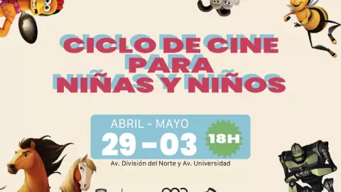 Ciclo de Cine para niñas y niños