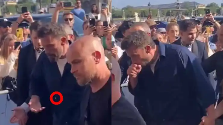 VIDEO ¿Se le cae el diente a Ben Affleck durante su luna de miel