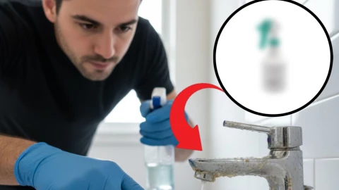 Con este trucazo casero podrás quitarle el sarro a las llaves de tu baño o a la regadera