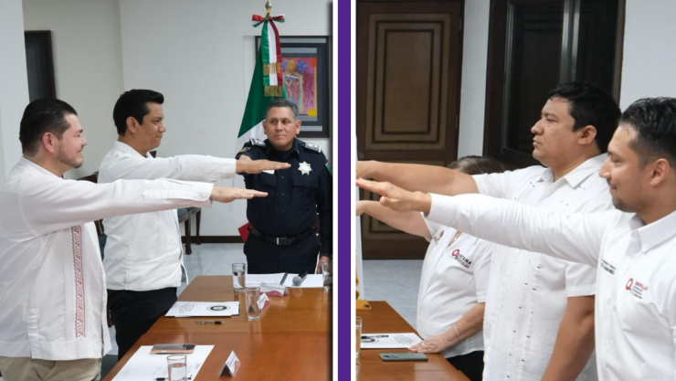 Rinden protesta junta de gobierno y rector de la Universidad de Ciencias y Disciplinas de la Seguridad de Quintana Roo.webp