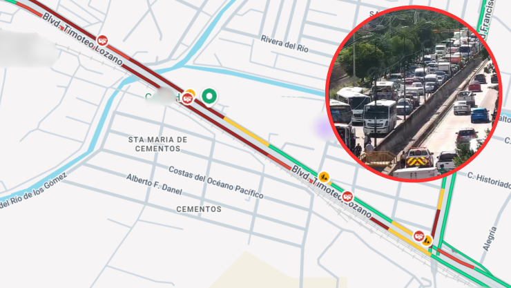 Caos vial en León hoy: Cuatro choques paralizan el bulevar Timoteo Lozano; filas kilométricas