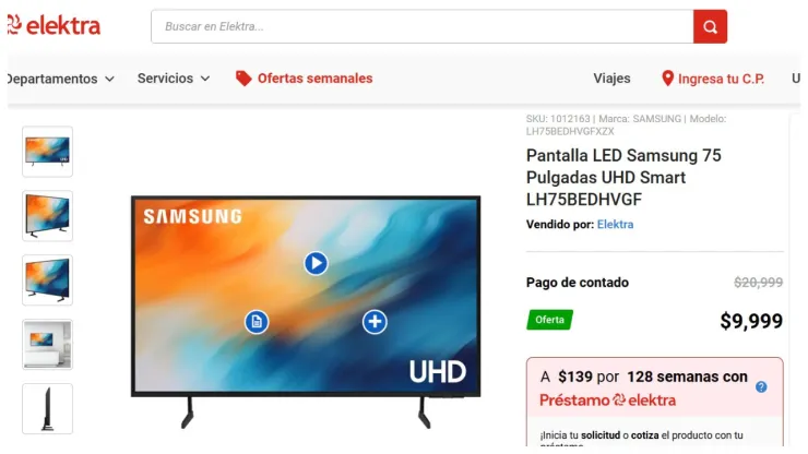 pantalla samsung