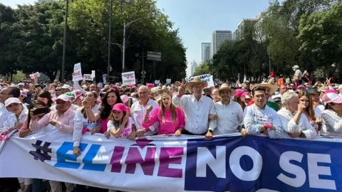 Miles se reunieron para marchar en contra de la Reforma Electoral y defender al INE