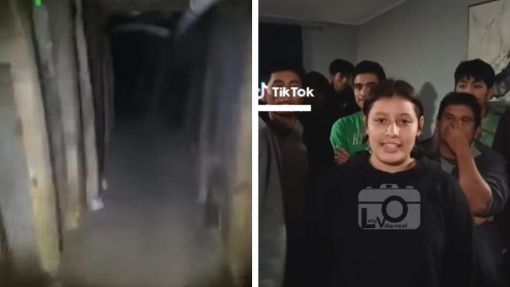 Tunel promocionado en TikTok