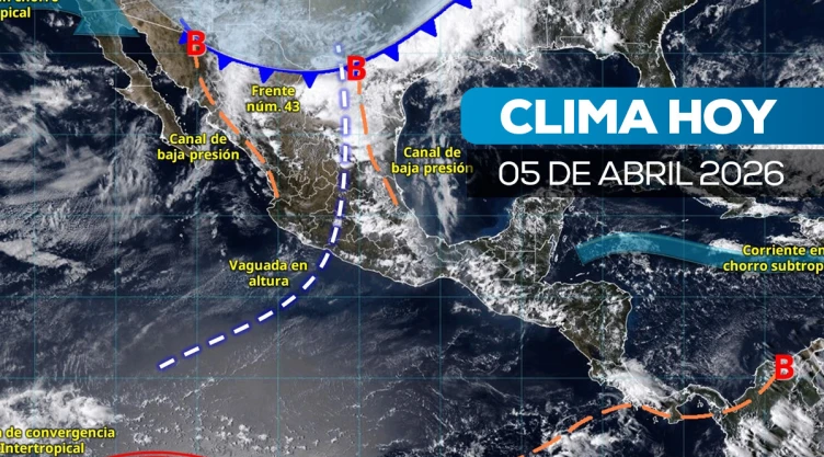 Clima México 5 de abril 2026: temperaturas y pronóstico del tiempo