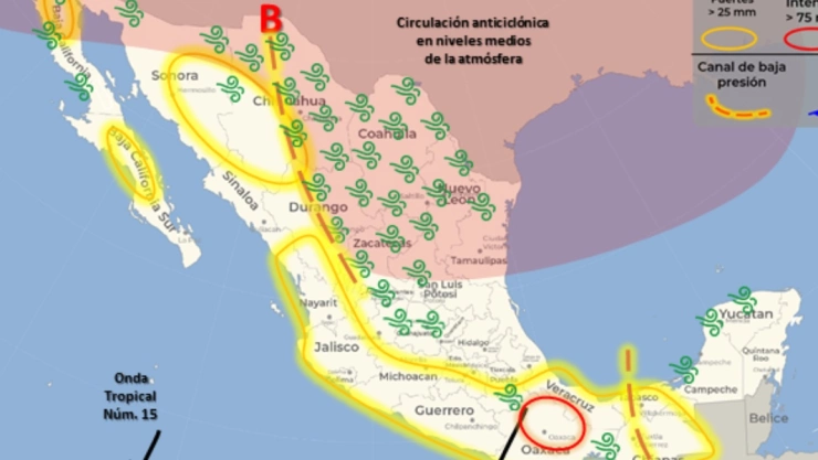 clima mexico 30 de julio