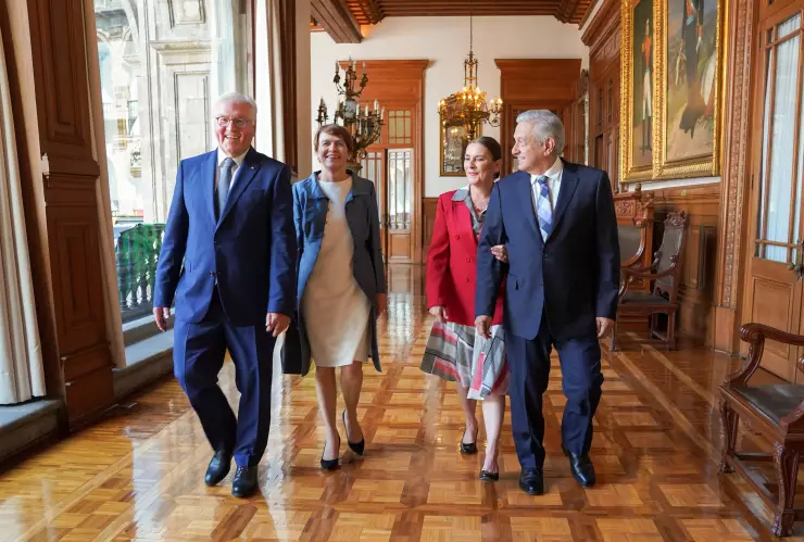 Presidente alemán pide a AMLO oponerse a guerra contra Ucrania