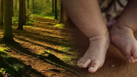 Abandonan a bebé recién nacida con el cordón umbilical en un bosque