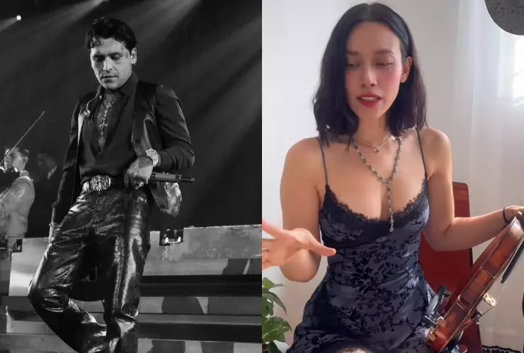 Christian Nodal y Esmeralda Camacho