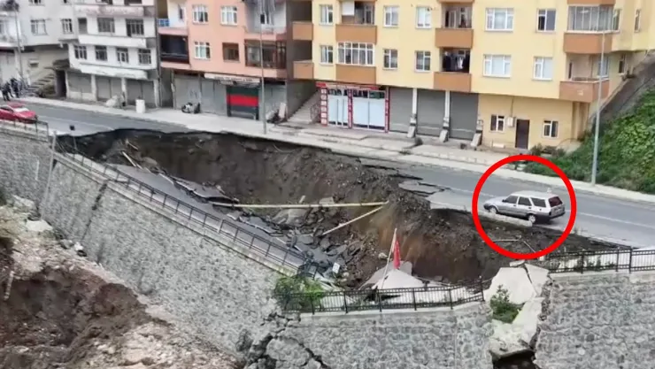 VIDEO: ¡IMPACTANTE! Enorme grieta “devora” una carretera y obliga a evacuar edificios