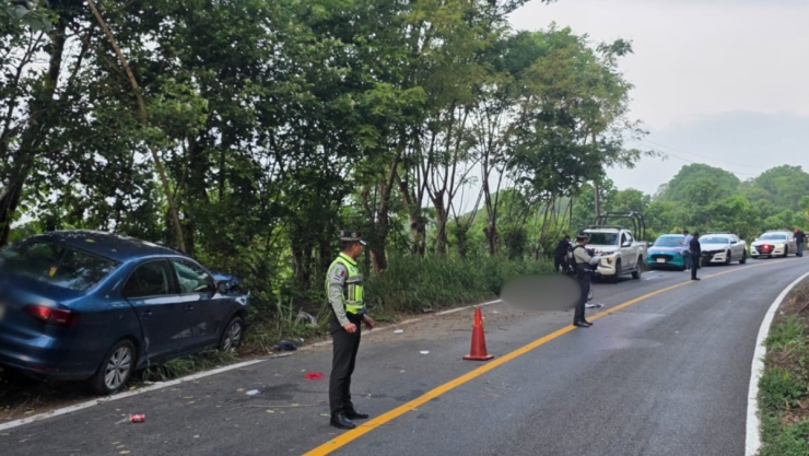 Accidente de carretera en Veracruz