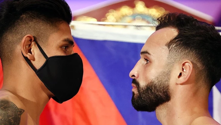 Vaquero vs Pitufo D&iacute;az pesaje de la pelea 