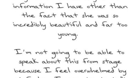 Taylor Swift confirma la muerte de una fan este viernes 17 de noviembre de 2023