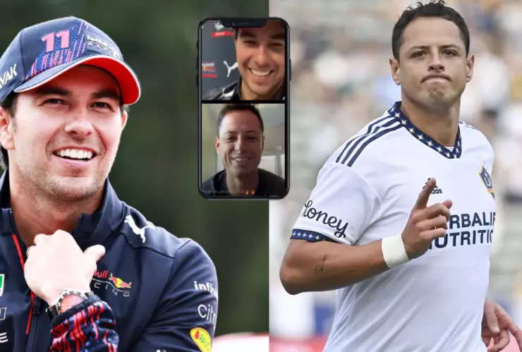 Checo Pérez le dice a Chicharito le dice que se vaya al América