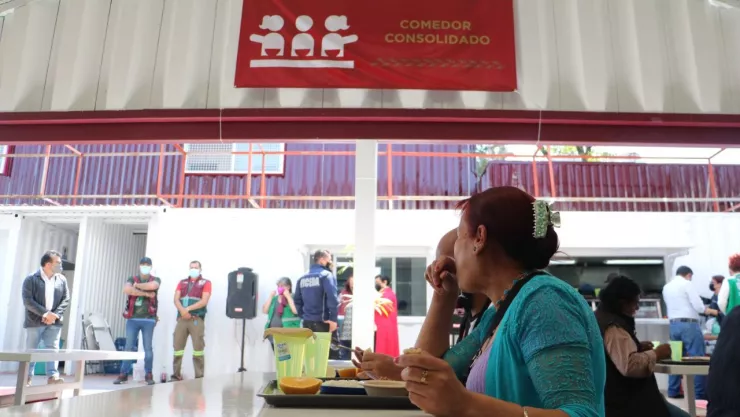 Menú completo en el comedor de la Central de Abasto de la CDMX