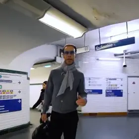 Zigzagueando en el metro de París Juegos Olímpcios