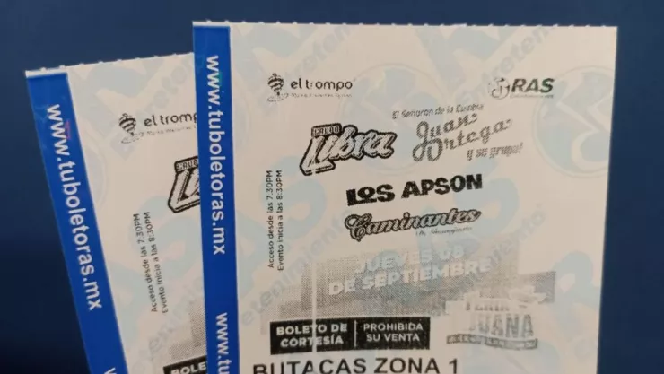 ¡Gratis! Concierto para Grupo Libra, Los Apson, Caminantes y más.