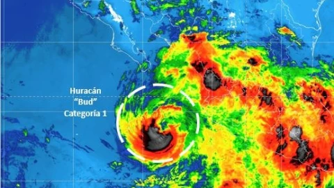 Bud ya es huracán categoria 1