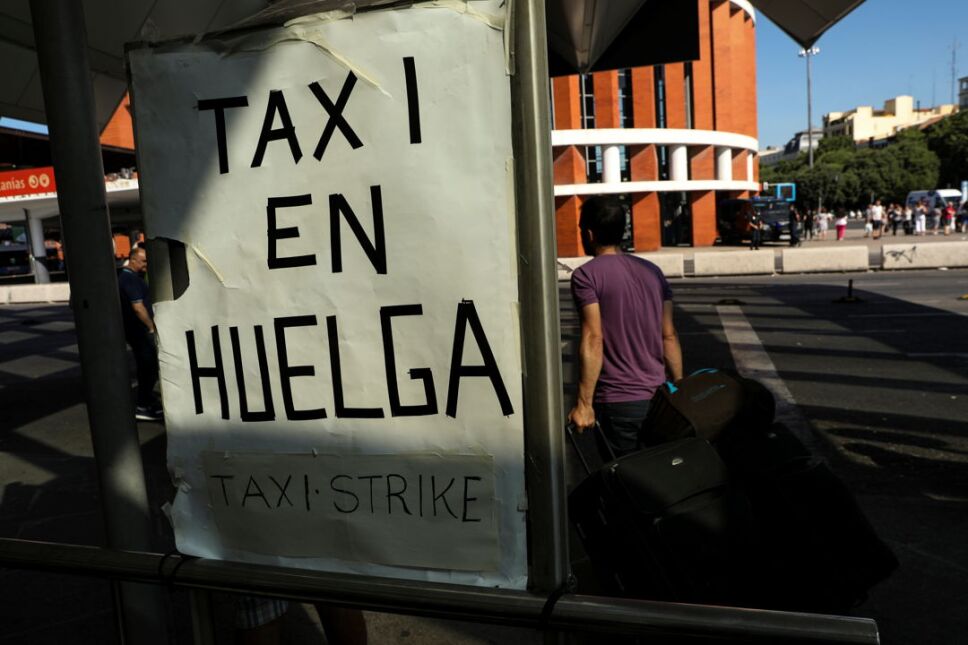 huelga españa taxis2