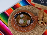 Chicharrón en salsa verde con morita