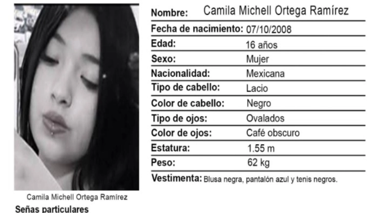 ALERTA AMBER: Camila Michell Ortega Ramírez desapareció en Guanajuato; temen por su vida