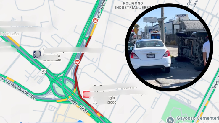 Accidente en el Libramiento León hoy 9 de abril