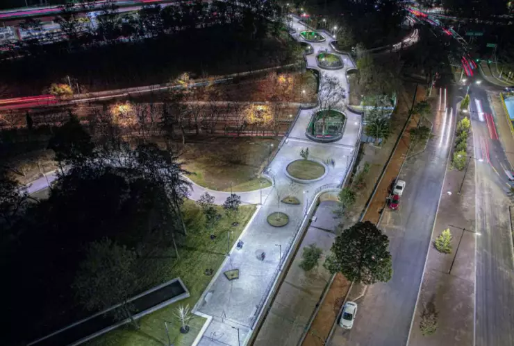 Así es la Calzada Flotante de Chapultepec