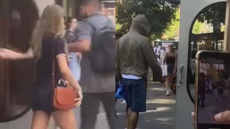 Captan a Bad Bunny y Taylor Swift saliendo del estudio