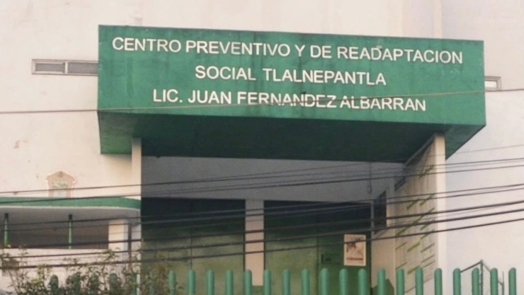 Fachada del penal de Barrientos en Edomex