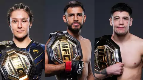 ¡Momento histórico! México tiene a tres campeones en la UFC