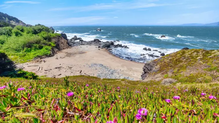 una imagen majestuosa del Golden Gate National Recreation Area en California