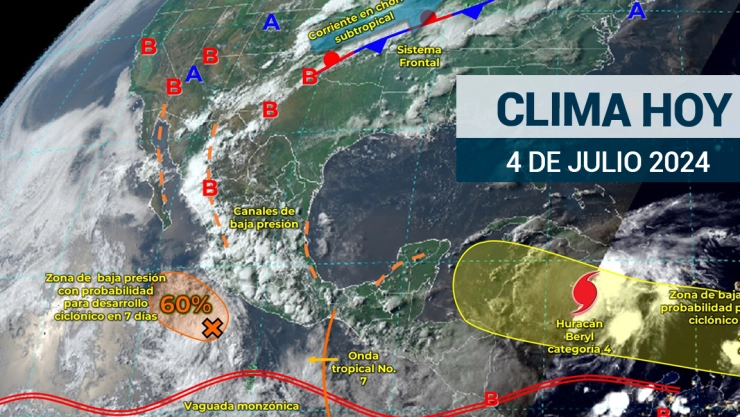 ¿Cómo estará el clima en México HOY 5 de julio?