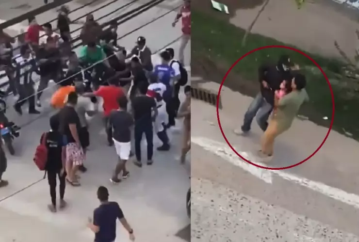 secuestra a padre e hija y lo linchan en perú