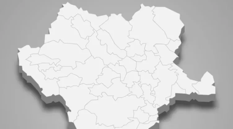 Mapa político Durango 2025.