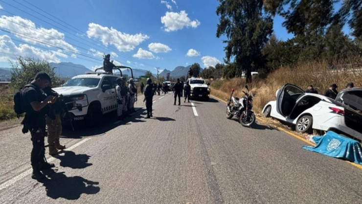 Violencia en Michoacán: Persecución y enfrentamiento armado carretera Morelia-Pátzcuaro