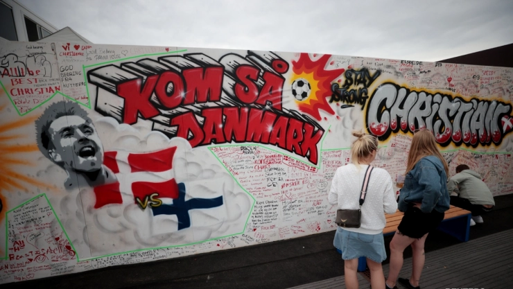 Mural de Christian Eriksen