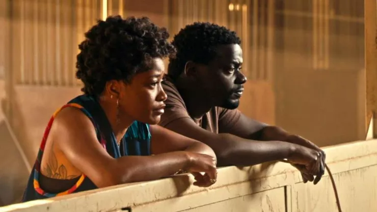 Keke Palmer y Daniel Kaluuya en sus papeles de Nop