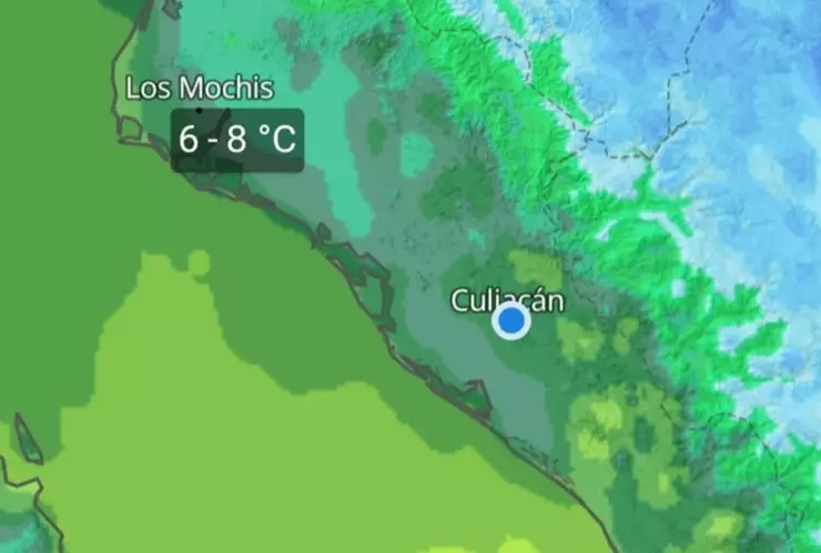 Frente frío 24 en México cómo estará el clima este 22 de enero en Sinaloa..jpg