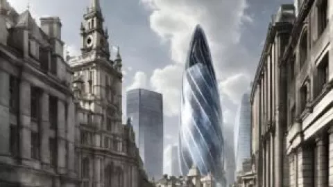 Londres en el futuro, según IA