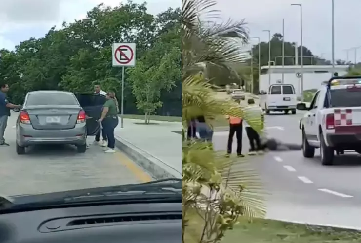 ¡Otra vez! Nueva polémica entre un conductor de Uber y taxistas en el Aeropuerto de Cancún (VIDEO)