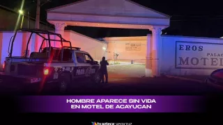 Hombre sin vida en Motel de Acayucan