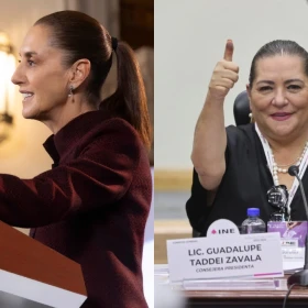 Claudia Sheinbaum y Guadalupe Taddei.