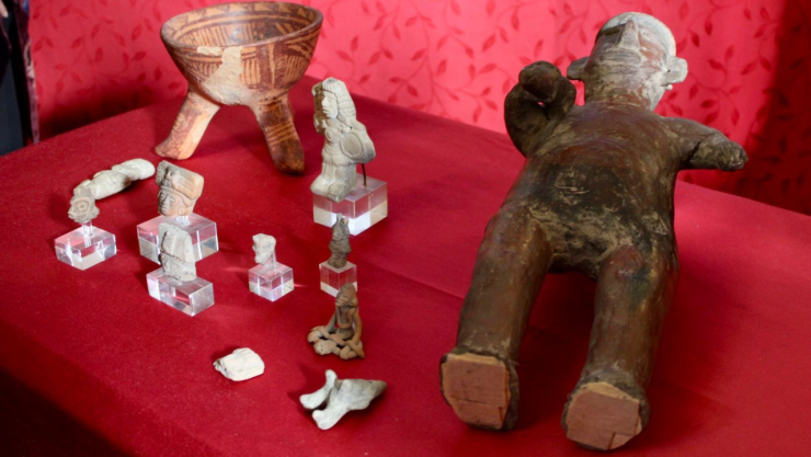 Italia regresa piezas arqueológicas robadas a México