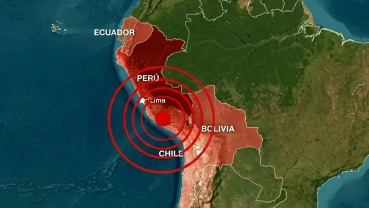 Tres sismos azotan a Perú en menos de una hora
