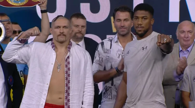 Usyk, Anthony Joshua, ceremonia de pesaje, cuándo pelean