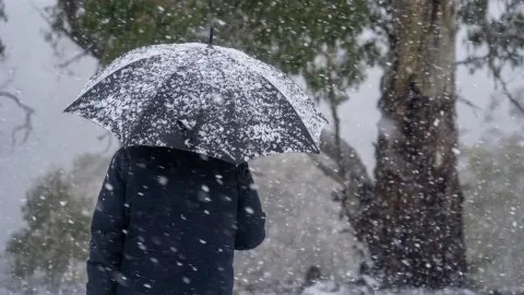 Tormenta invernal en Baja California